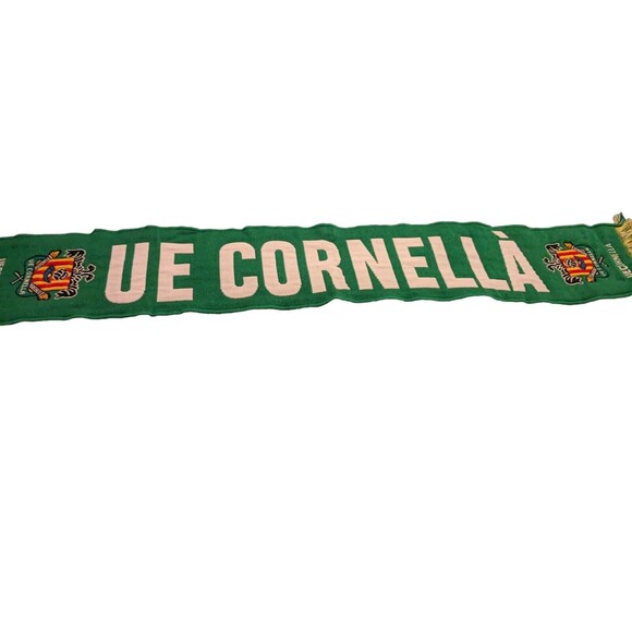 U.E. Cornella Fan FC Football Soccer Scarf Bufanda Futbol NEW OEKO-TEX - Picture 6 of 8